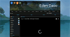 Desktop Screenshot of eden-daoc.net